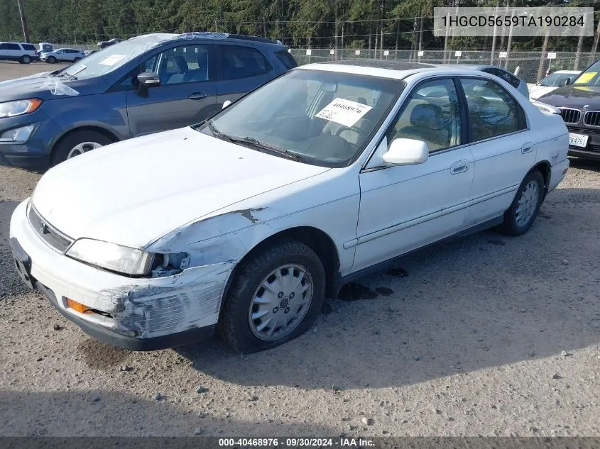 1996 Honda Accord Ex/Ex-R VIN: 1HGCD5659TA190284 Lot: 40468976