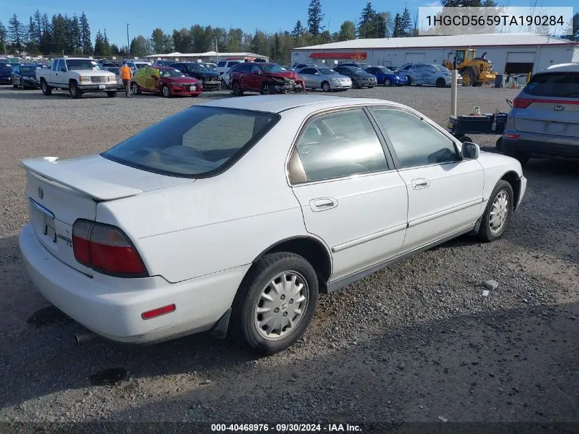 1996 Honda Accord Ex/Ex-R VIN: 1HGCD5659TA190284 Lot: 40468976