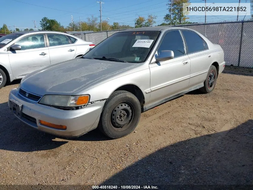 1HGCD5698TA221852 1996 Honda Accord Value