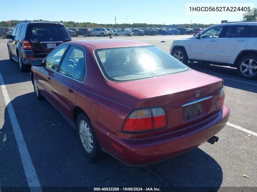 1996 Honda Accord Ex/Ex-R VIN: 1HGCD5652TA224405 Lot: 40533288