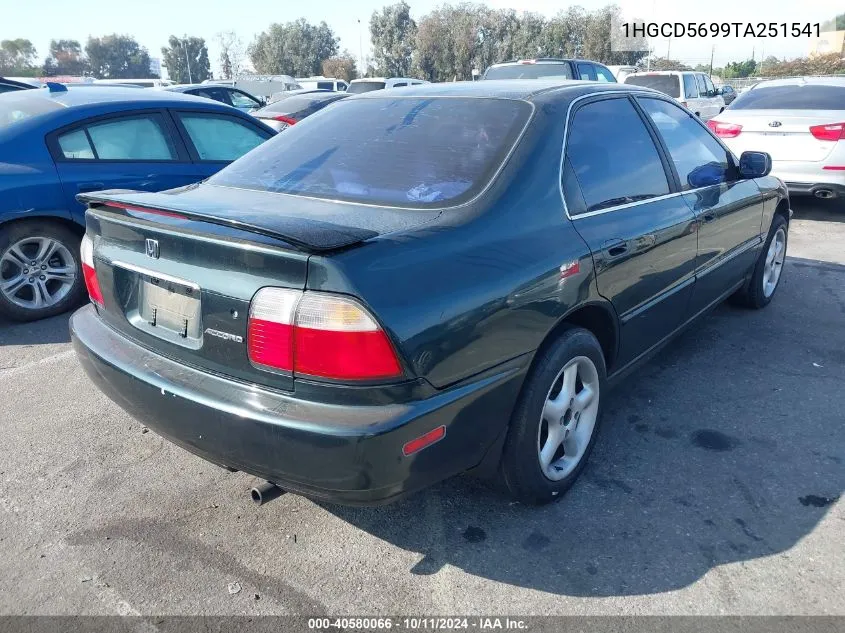 1996 Honda Accord Value VIN: 1HGCD5699TA251541 Lot: 40580066