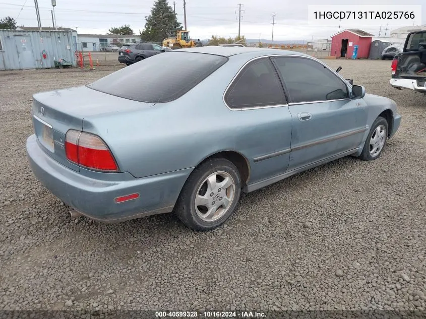 1996 Honda Accord Lx VIN: 1HGCD7131TA025766 Lot: 40599328