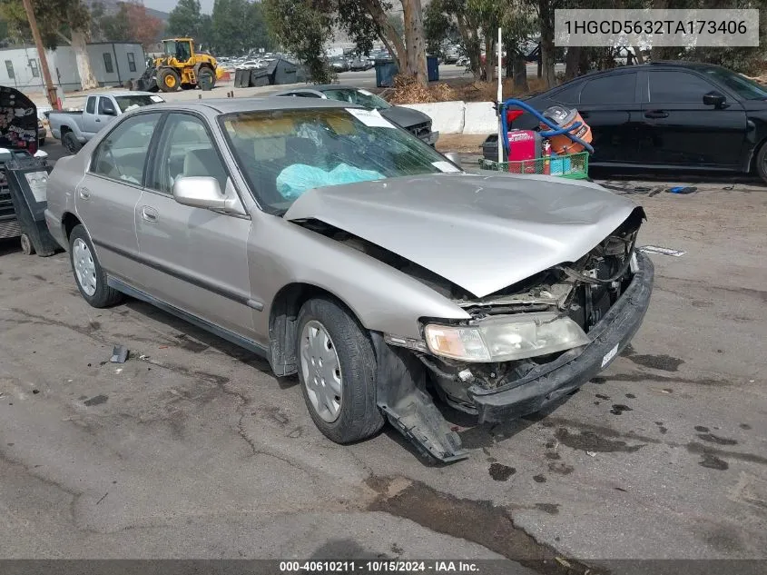 1996 Honda Accord Lx/Ex VIN: 1HGCD5632TA173406 Lot: 40610211