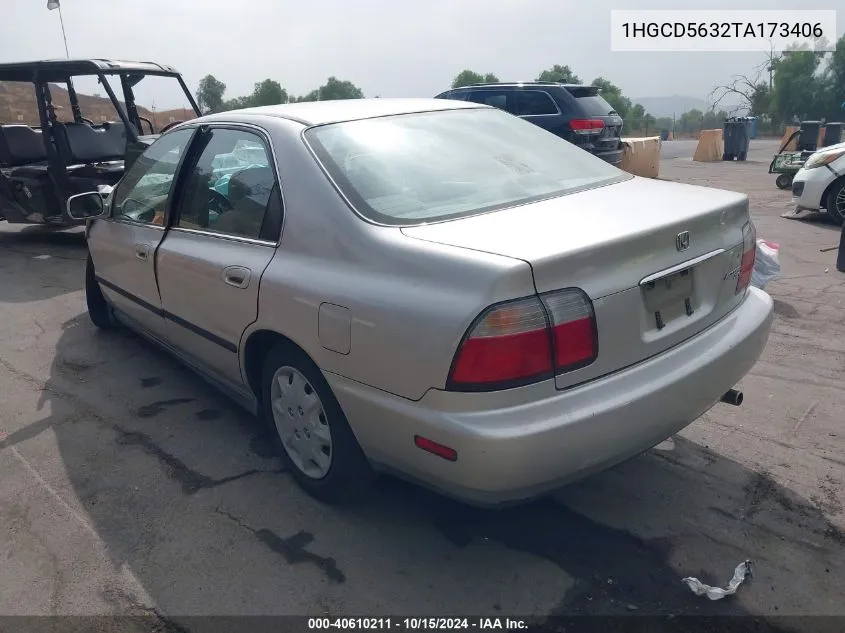 1996 Honda Accord Lx/Ex VIN: 1HGCD5632TA173406 Lot: 40610211