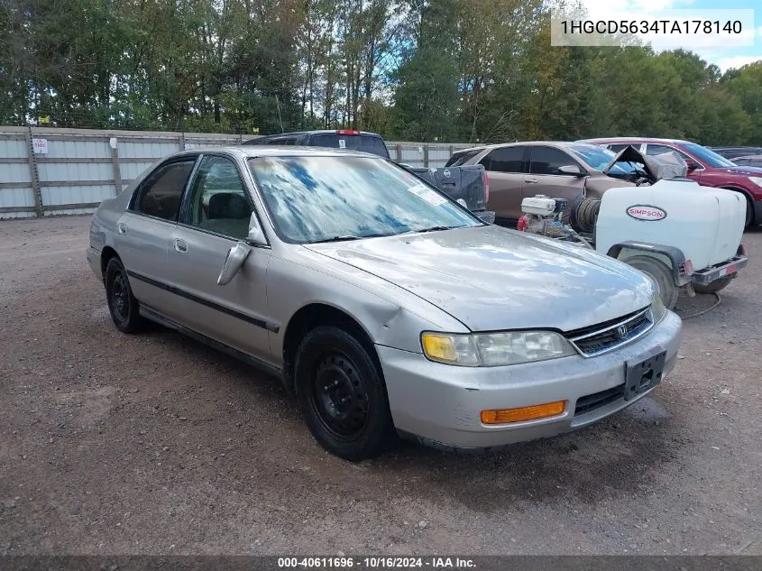 1HGCD5634TA178140 1996 Honda Accord Lx/Ex