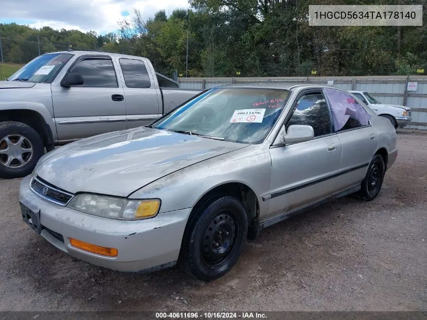 1HGCD5634TA178140 1996 Honda Accord Lx/Ex