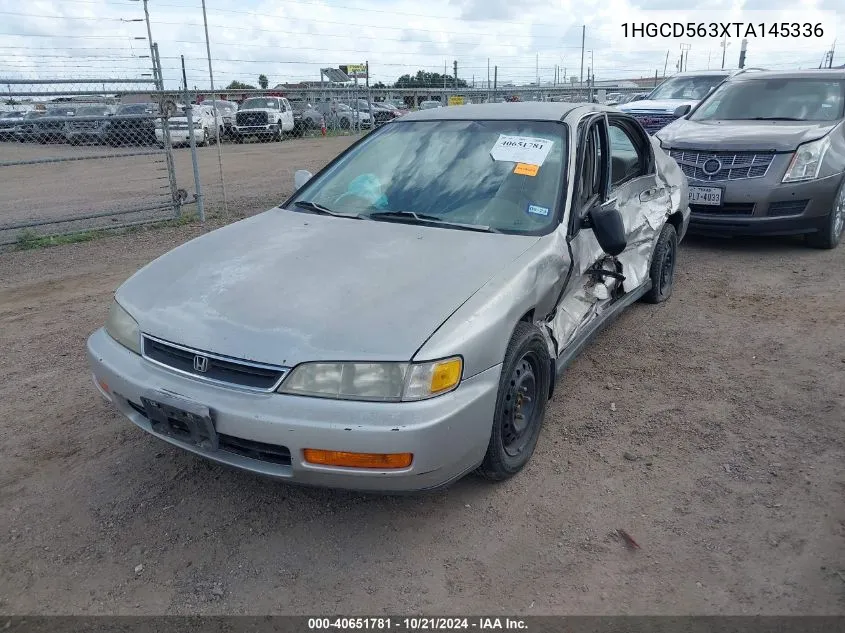 1996 Honda Accord Lx/Ex VIN: 1HGCD563XTA145336 Lot: 40651781