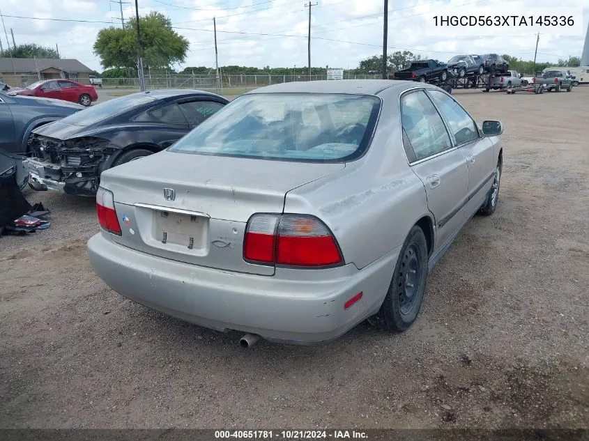 1996 Honda Accord Lx/Ex VIN: 1HGCD563XTA145336 Lot: 40651781