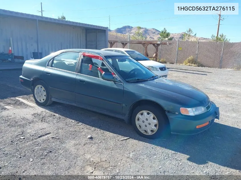 1996 Honda Accord Lx/Ex VIN: 1HGCD5632TA276115 Lot: 40679757