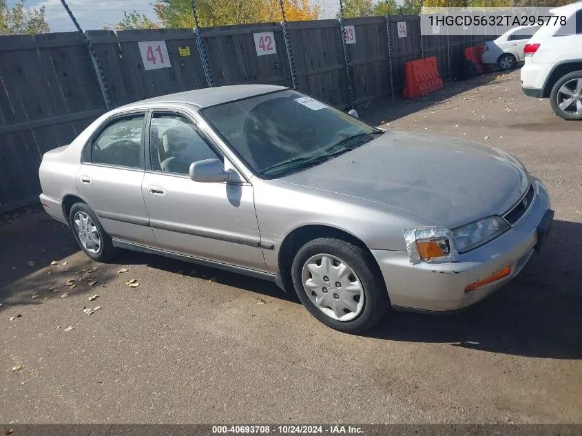 1996 Honda Accord Lx/Ex VIN: 1HGCD5632TA295778 Lot: 40693708