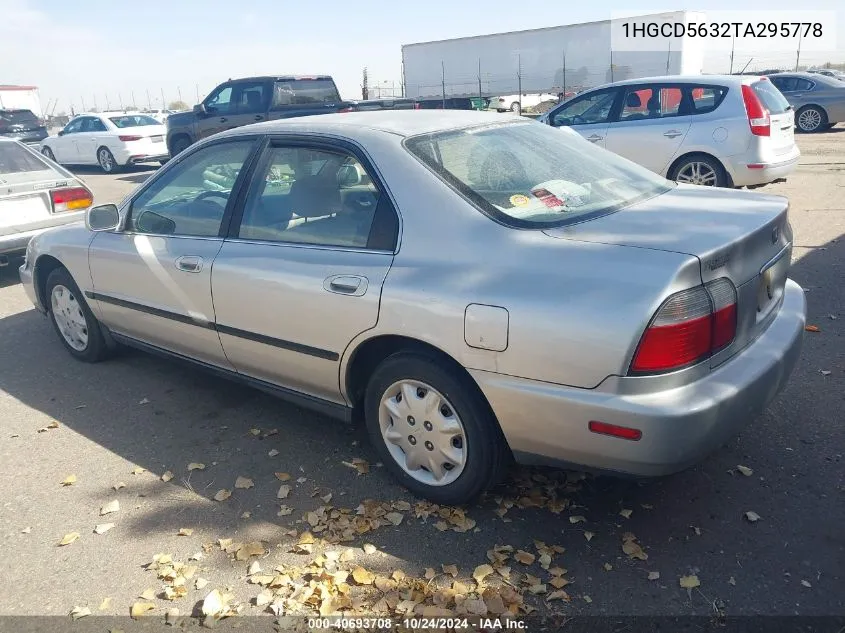 1996 Honda Accord Lx/Ex VIN: 1HGCD5632TA295778 Lot: 40693708