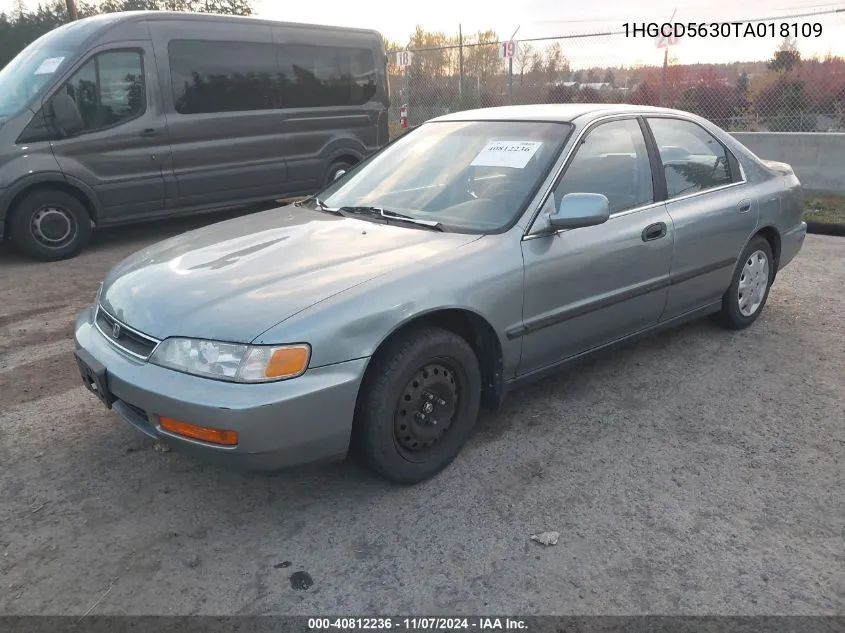 1996 Honda Accord Lx/Ex VIN: 1HGCD5630TA018109 Lot: 40812236