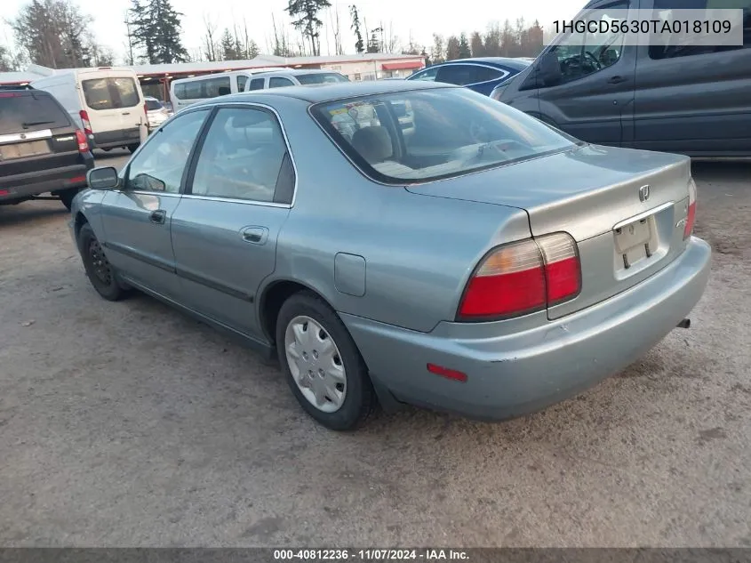 1996 Honda Accord Lx/Ex VIN: 1HGCD5630TA018109 Lot: 40812236