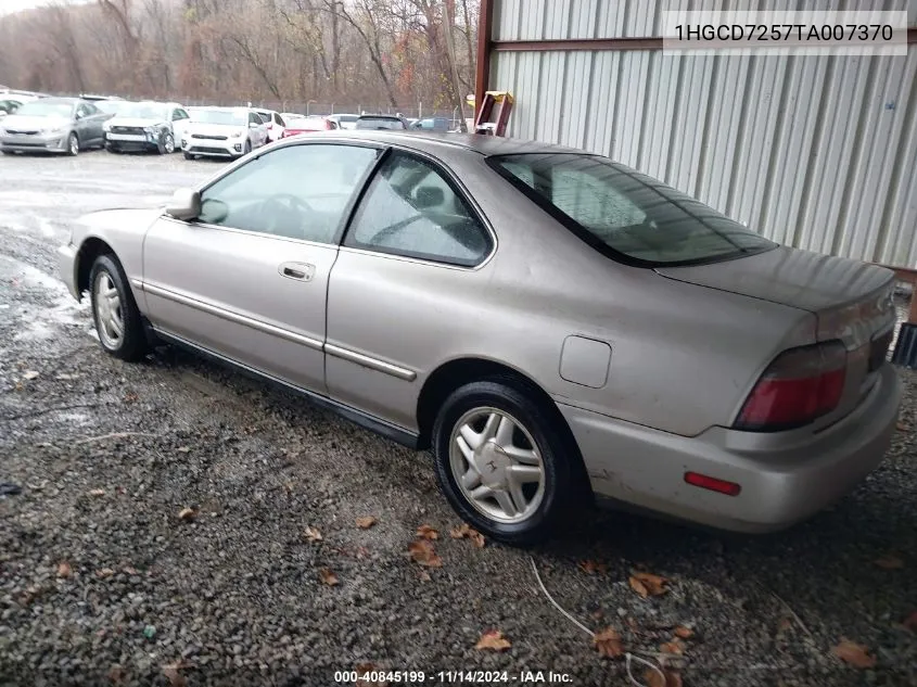 1996 Honda Accord Ex/Ex-R VIN: 1HGCD7257TA007370 Lot: 40845199