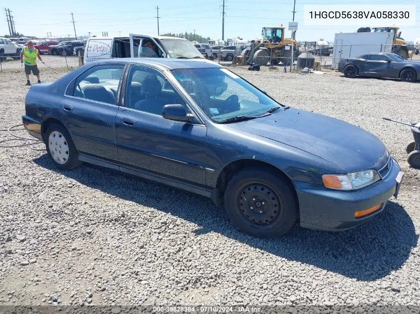 1997 Honda Accord Lx VIN: 1HGCD5638VA058330 Lot: 39828384