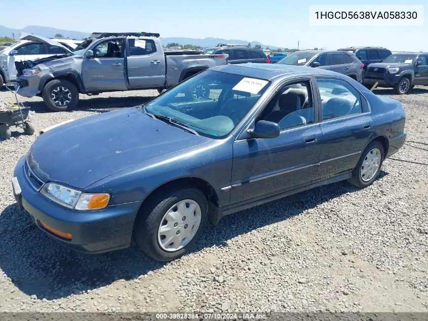 1997 Honda Accord Lx VIN: 1HGCD5638VA058330 Lot: 39828384