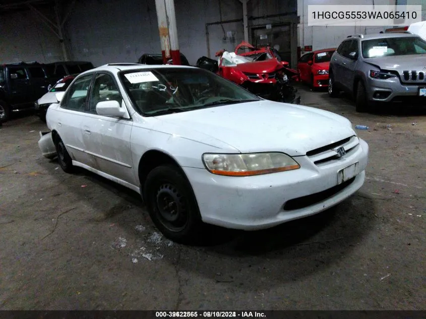 1998 Honda Accord Ex VIN: 1HGCG5553WA065410 Lot: 39622565