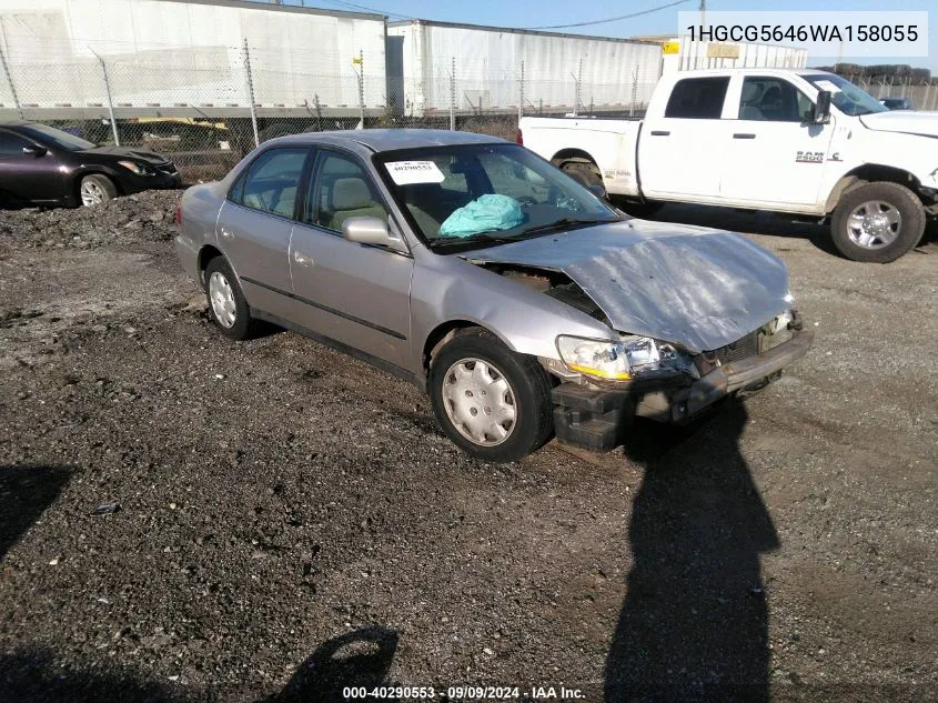 1HGCG5646WA158055 1998 Honda Accord Lx