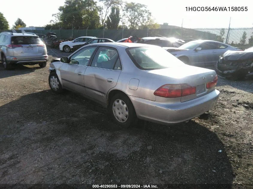 1HGCG5646WA158055 1998 Honda Accord Lx