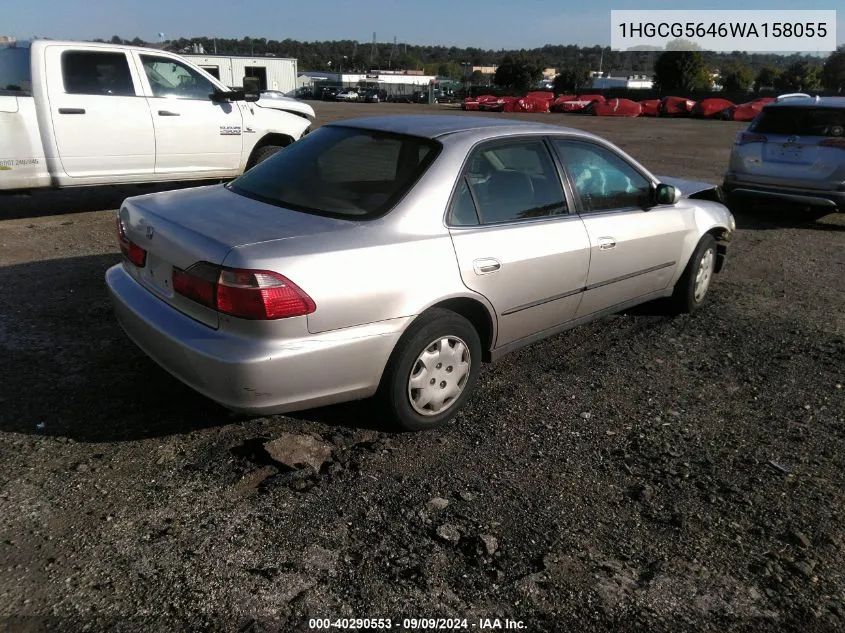 1HGCG5646WA158055 1998 Honda Accord Lx