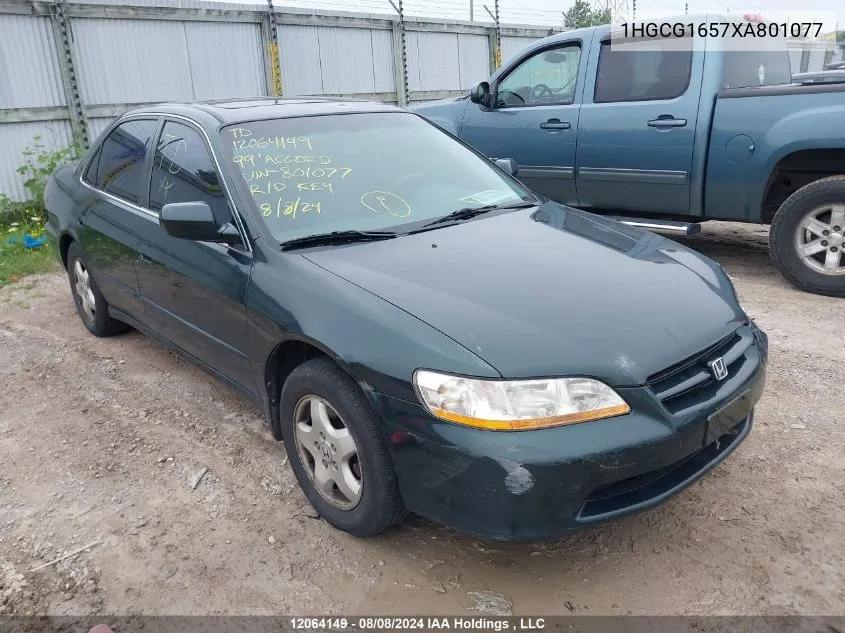 1HGCG1657XA801077 1999 Honda Accord Sdn