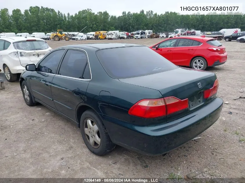 1999 Honda Accord Sdn VIN: 1HGCG1657XA801077 Lot: 12064149