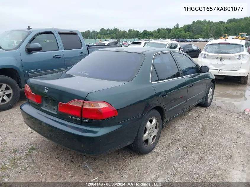 1HGCG1657XA801077 1999 Honda Accord Sdn