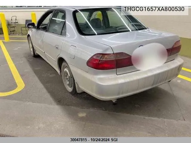 1999 Honda Accord Ex VIN: 1HGCG1657XA800530 Lot: 30047815