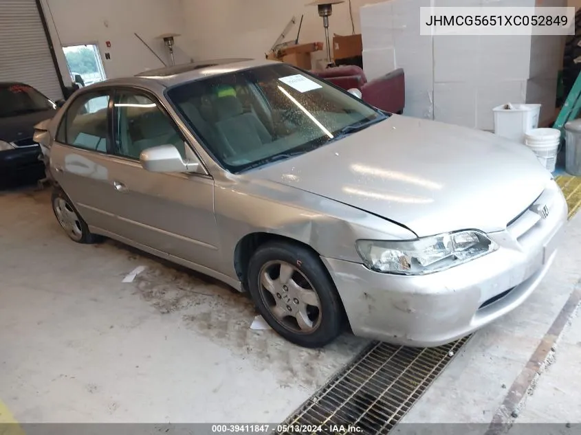 1999 Honda Accord Ex VIN: JHMCG5651XC052849 Lot: 39411847