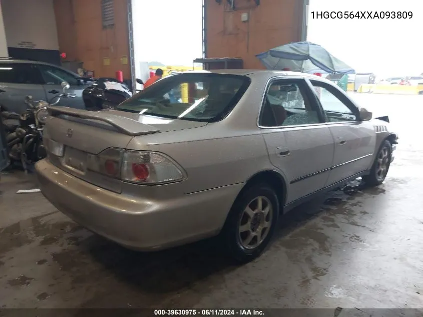 1HGCG564XXA093809 1999 Honda Accord Lx