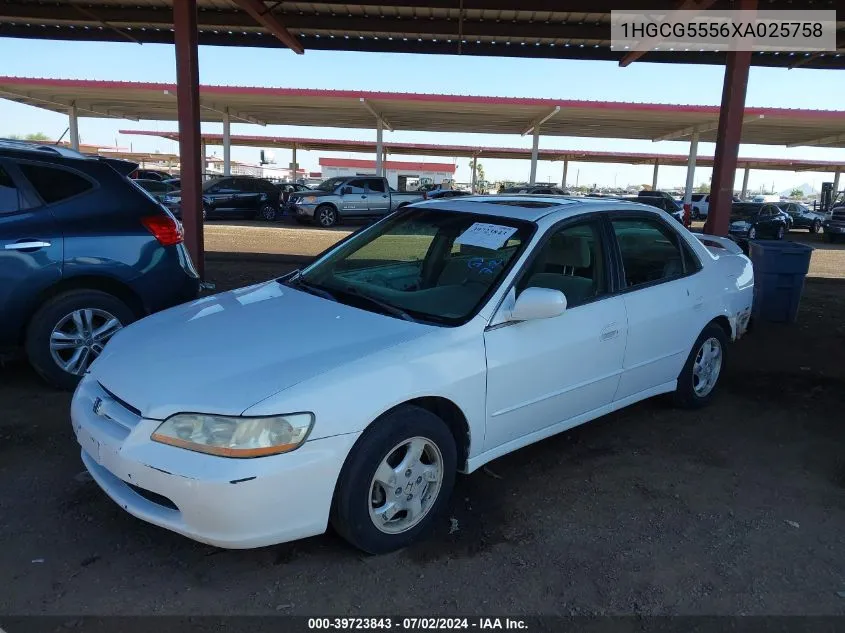 1HGCG5556XA025758 1999 Honda Accord Ex