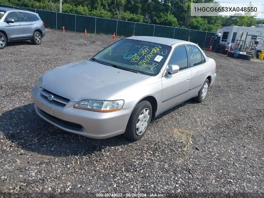 1999 Honda Accord Lx VIN: 1HGCG6653XA048550 Lot: 39745022