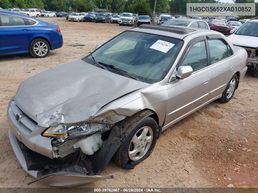 1HGCG5652XA010852 1999 Honda Accord Ex