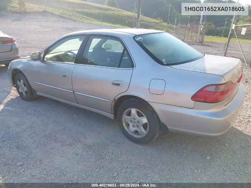 1HGCG1652XA018605 1999 Honda Accord Ex V6