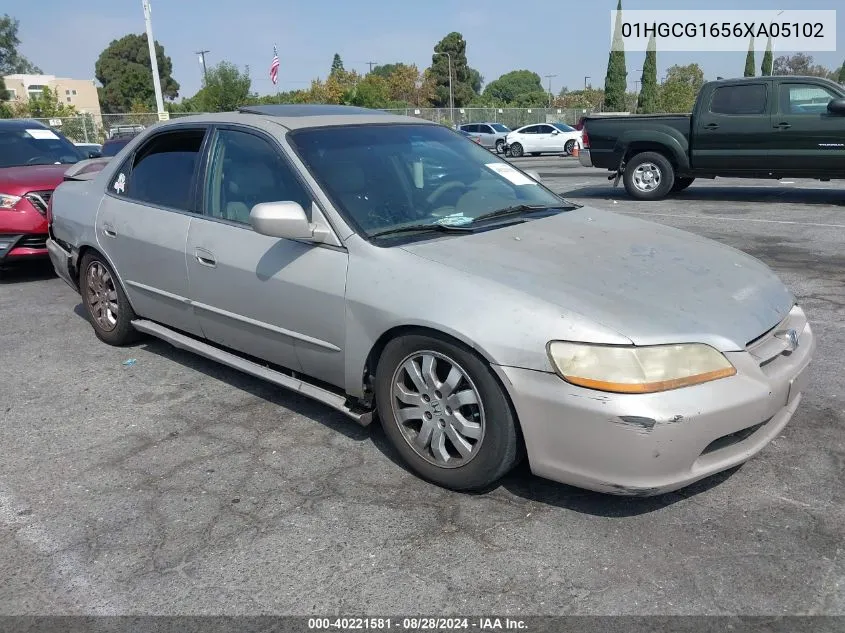 1999 Honda Accord Ex VIN: 01HGCG1656XA05102 Lot: 40221581