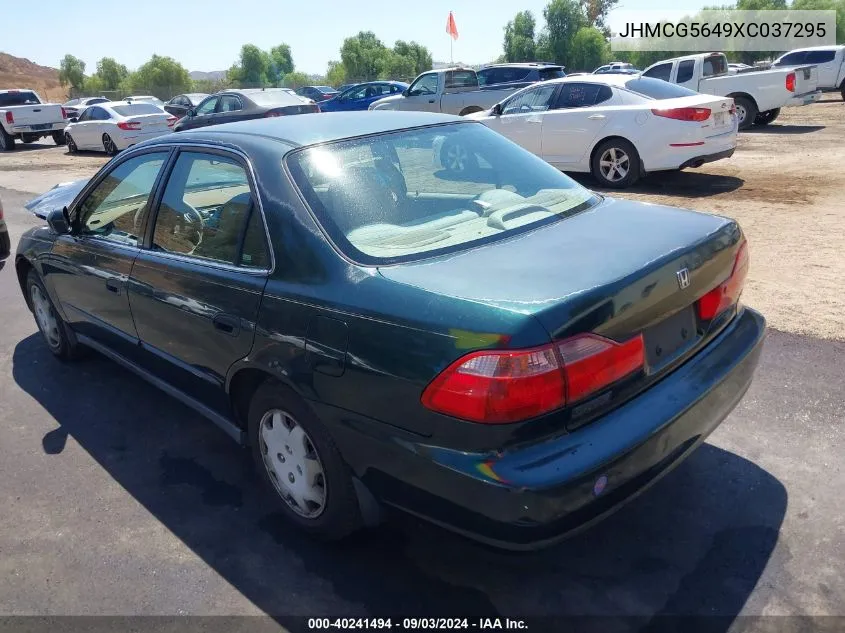 1999 Honda Accord Lx VIN: JHMCG5649XC037295 Lot: 40241494