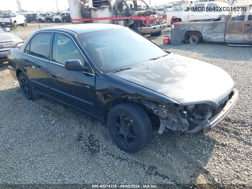 JHMCG5649XC016270 1999 Honda Accord Lx