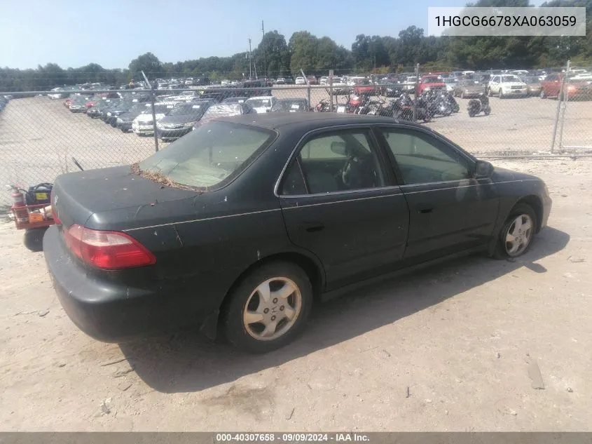 1HGCG6678XA063059 1999 Honda Accord Ex