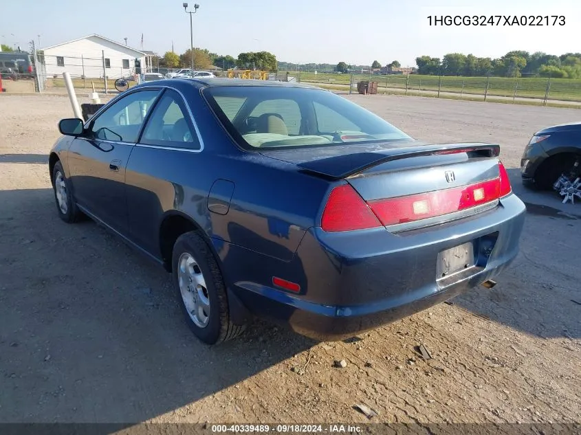 1999 Honda Accord Lx VIN: 1HGCG3247XA022173 Lot: 40339489