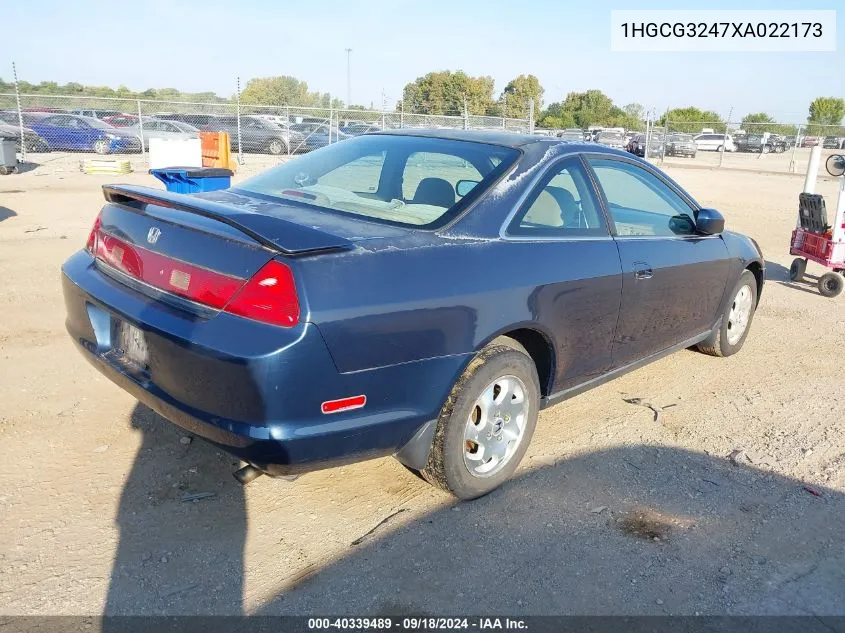 1999 Honda Accord Lx VIN: 1HGCG3247XA022173 Lot: 40339489