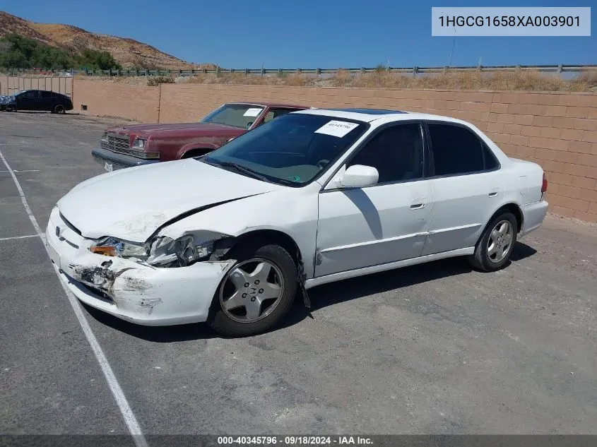 1999 Honda Accord Ex V6 VIN: 1HGCG1658XA003901 Lot: 40345796