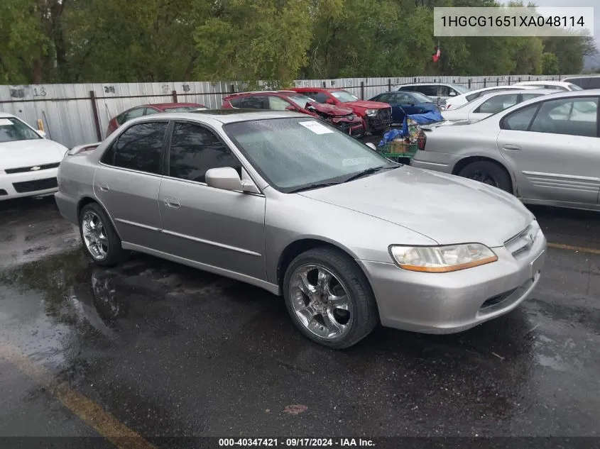 1999 Honda Accord Ex V6 VIN: 1HGCG1651XA048114 Lot: 40347421