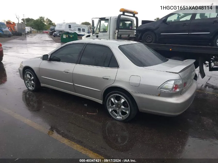 1HGCG1651XA048114 1999 Honda Accord Ex V6