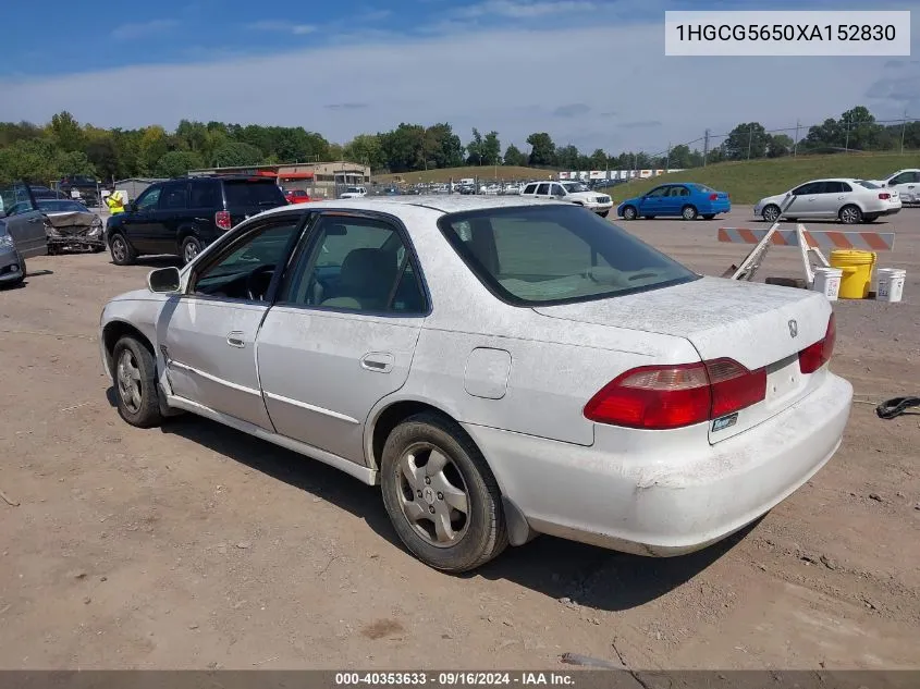 1999 Honda Accord Ex VIN: 1HGCG5650XA152830 Lot: 40353633