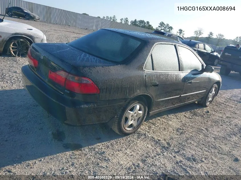 1HGCG165XXA008694 1999 Honda Accord Ex V6