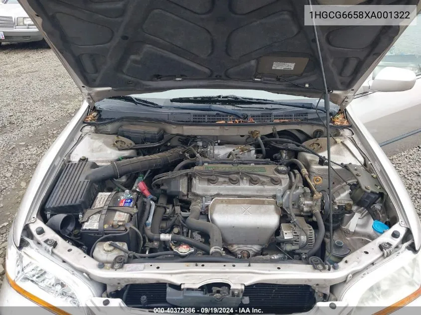 1HGCG6658XA001322 1999 Honda Accord Lx