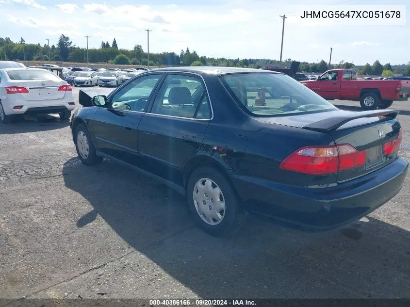 JHMCG5647XC051678 1999 Honda Accord Lx