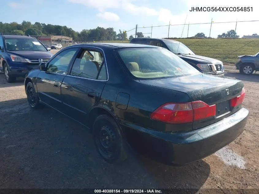 1999 Honda Accord Lx VIN: JHMCG564XXC054851 Lot: 40388154