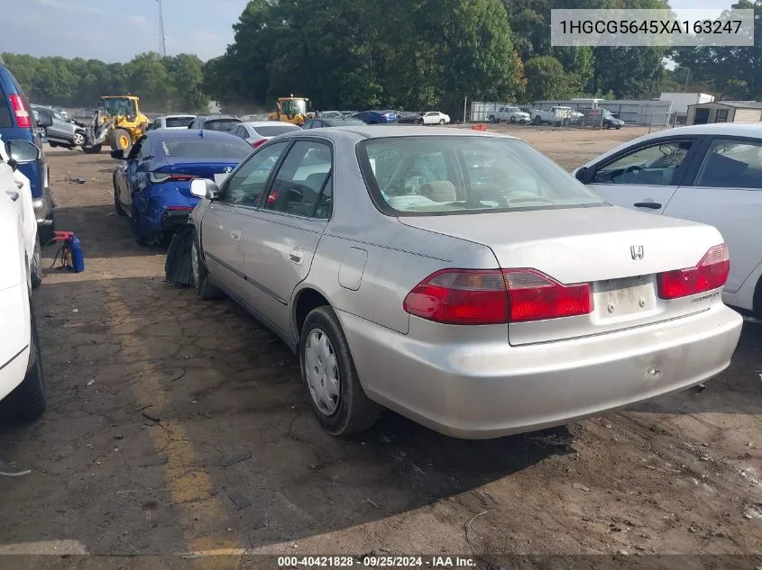 1HGCG5645XA163247 1999 Honda Accord Lx