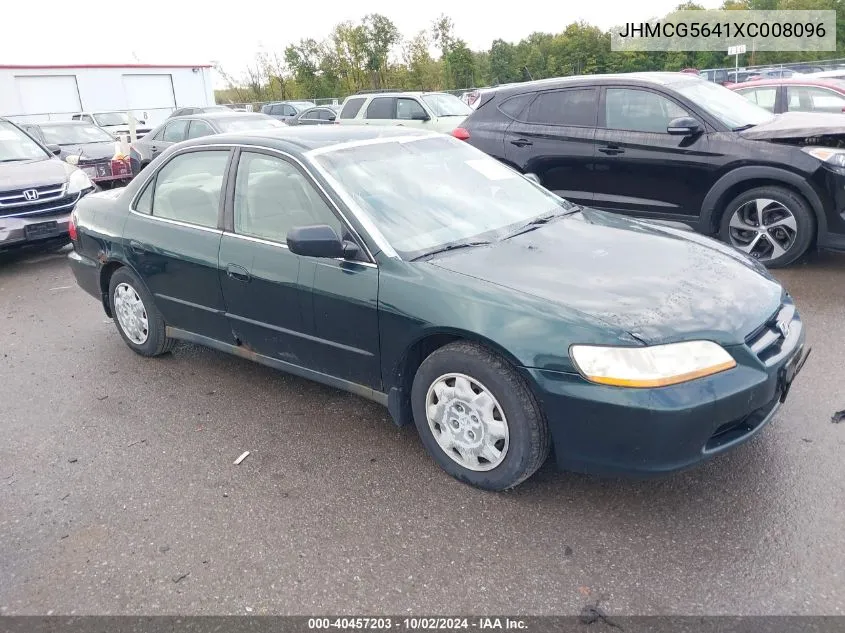 1999 Honda Accord Lx VIN: JHMCG5641XC008096 Lot: 40457203